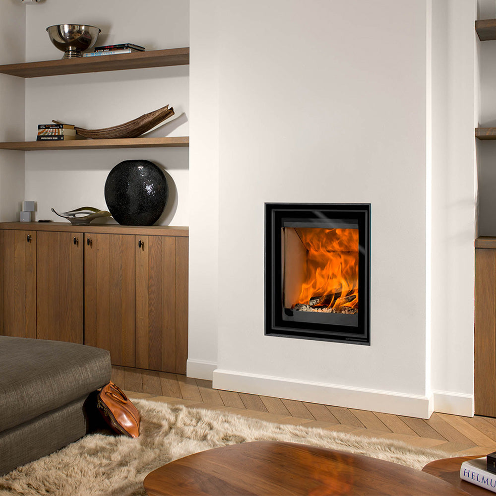 Barbas Unilux-7 55 Inset Wood Burner with Built in Frame