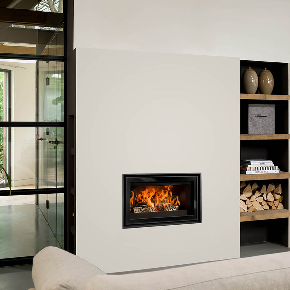 Barbas Unilux-7 75 Inset Wood Burner with Built in Frame