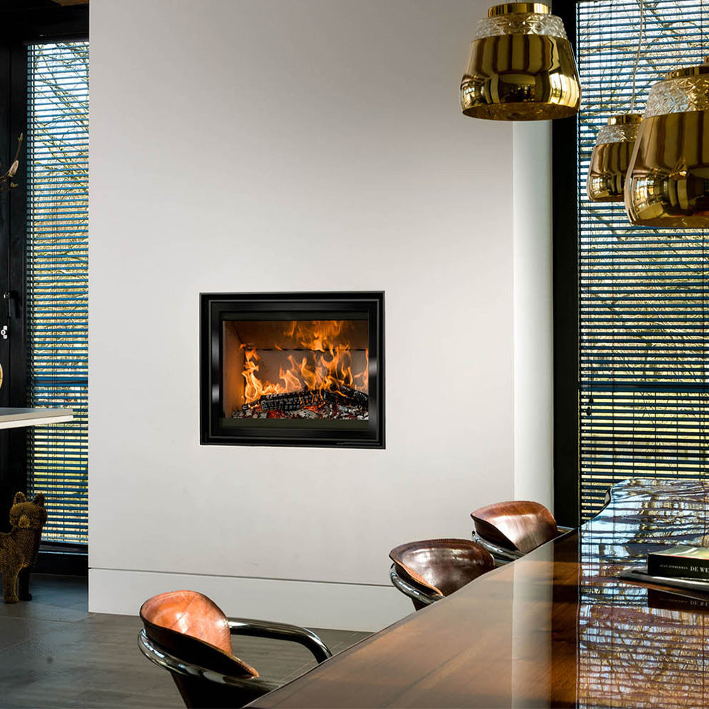 Barbas Unilux-7 80 Inset Wood Burner with Built in Frame