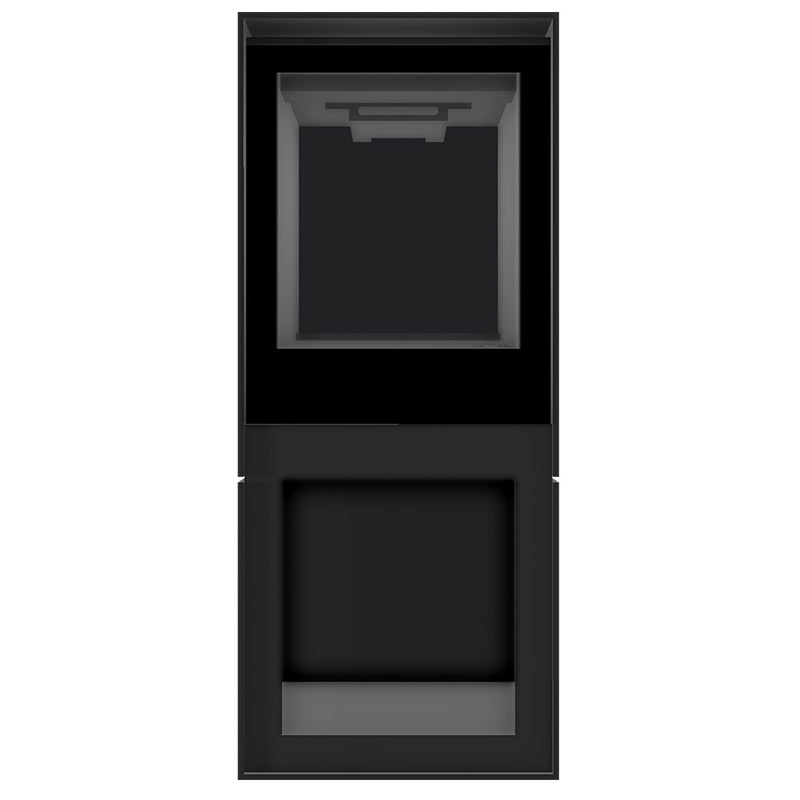 Barbas Box Gas 45 Free Standing Gas Fire with Log Store
