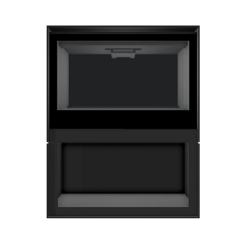 Barbas Box Gas 80 Free Standing Gas Fire with Log Store