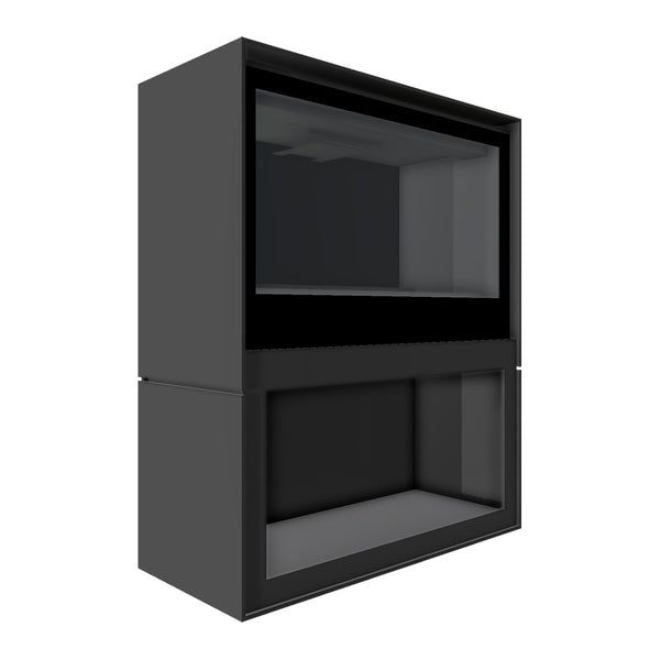 Barbas Box Gas 80 Free Standing Gas Fire with Log Store