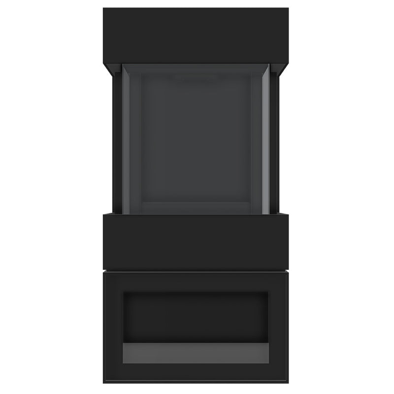 Barbas Box Gas Panorama 45-45 Free Standing Gas Fire with a log store
