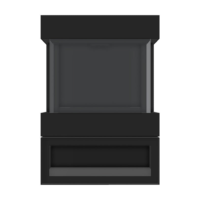 Barbas Box Gas Panorama 73-52 Free Standing Gas Fire with a log store