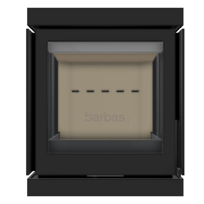 Barbas Box Panorama 55 Freestanding Wood Burner