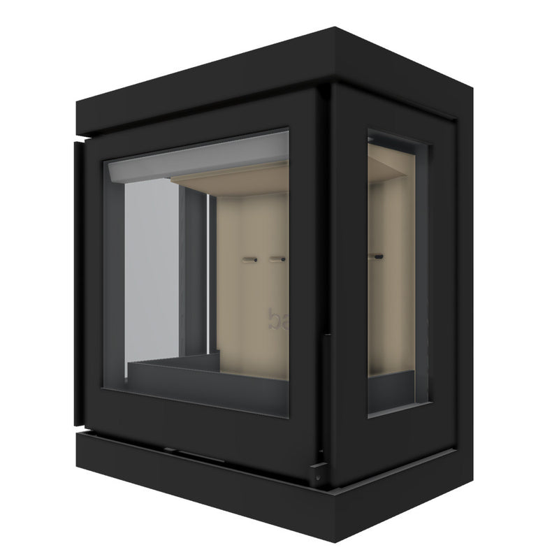 Barbas Box Panorama 55 Freestanding Wood Burner