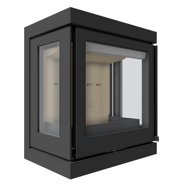 Barbas Box Panorama 55 Freestanding Wood Burner