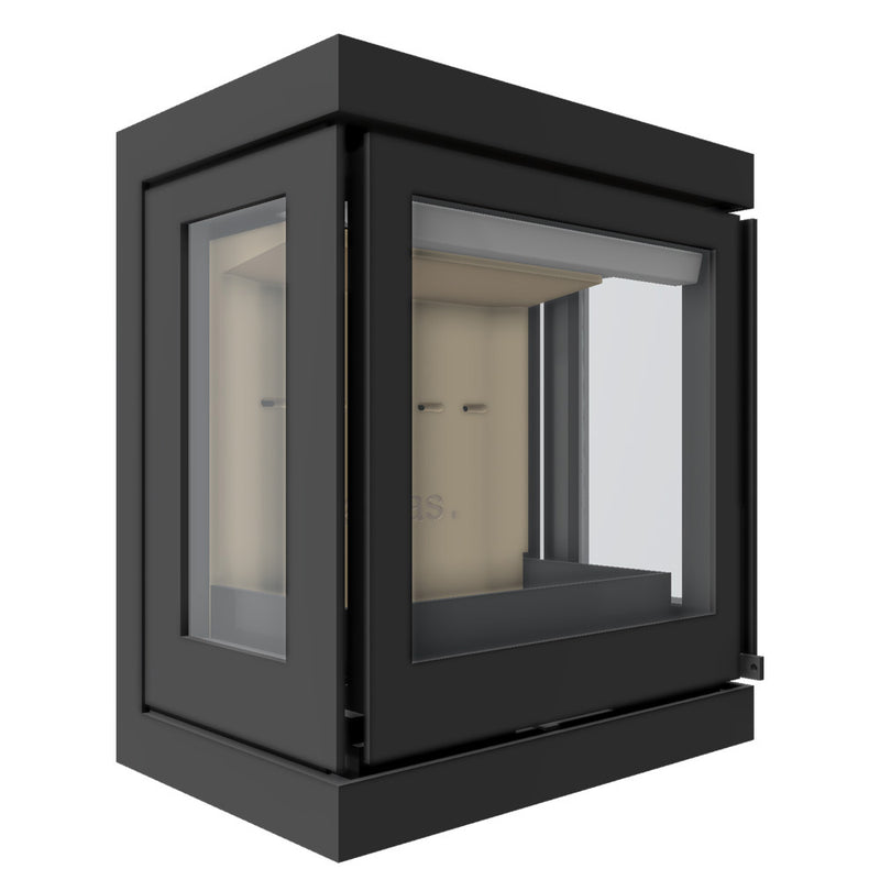 Barbas Box Panorama 55 Freestanding Wood Burner