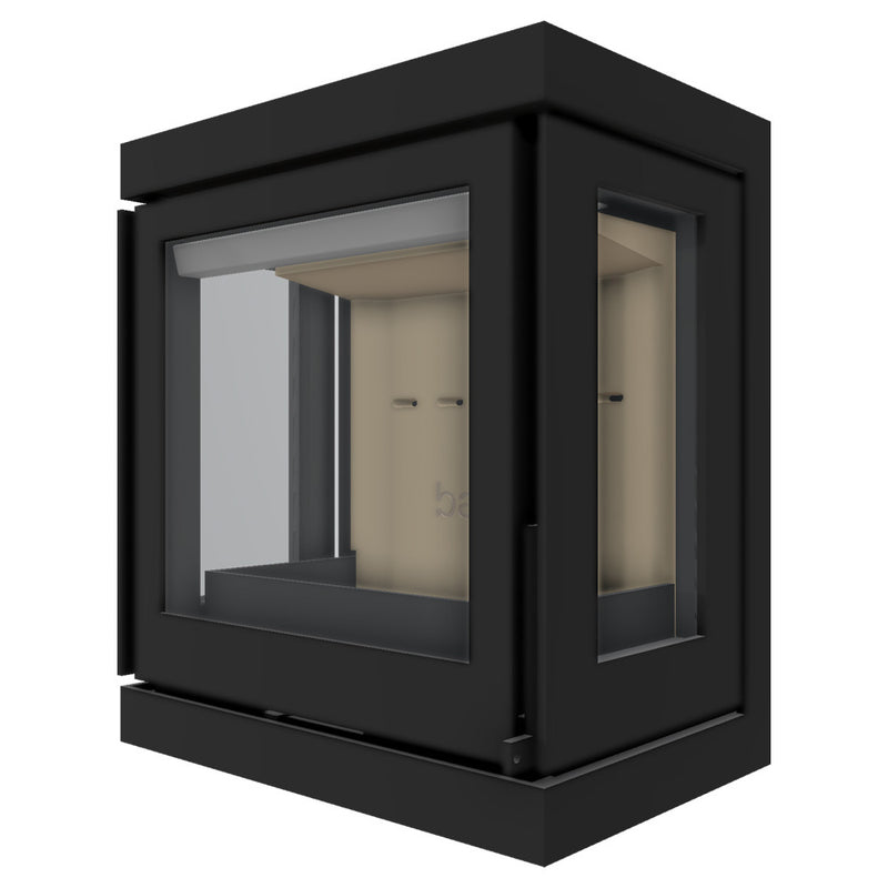 Barbas Box Panorama 55 Wall Mounted Wood Burner