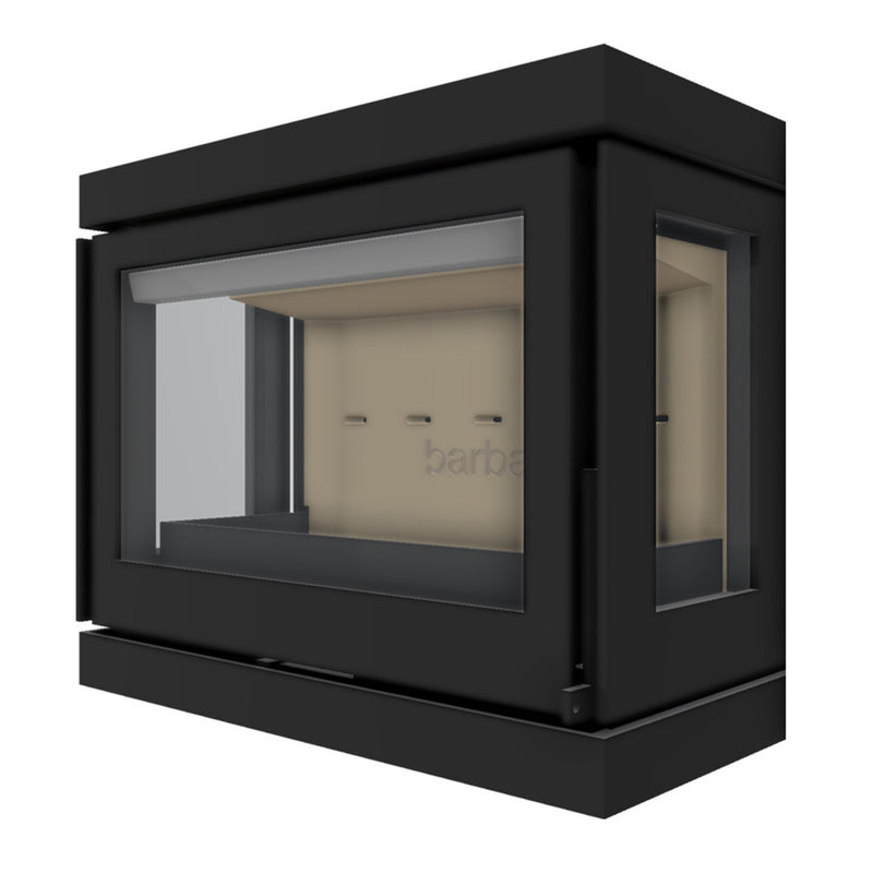 Barbas Box Panorama 65 Freestanding Wood Burner