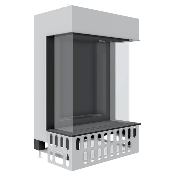 Barbas Gas Fire Smart Panorama 45-45 Built In Three Sided Gas Fire