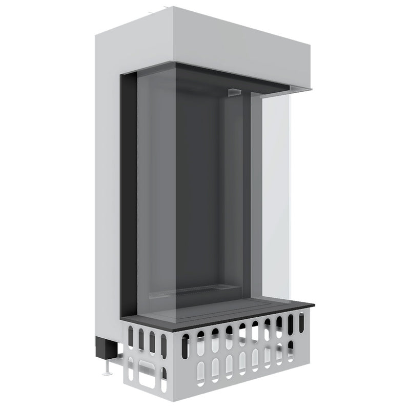 Barbas Gas Fire Smart Panorama 45-59 Built In Three Sided Gas Fire