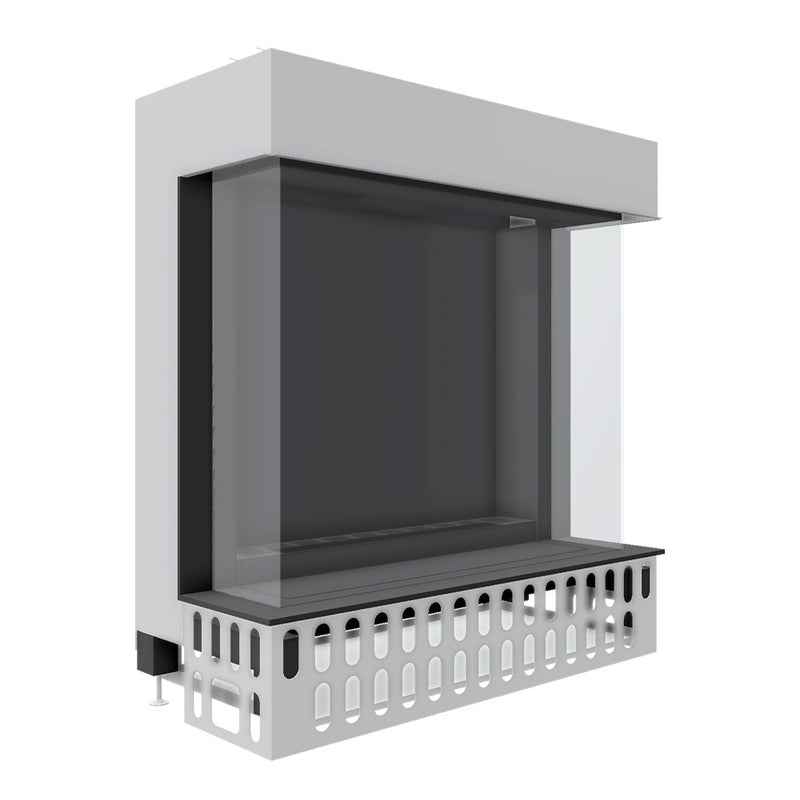 Barbas Gas Fire Smart Panorama 73-52 Built In Three Sided Gas Fire