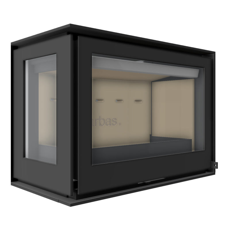 Barbas Unilux 6 265 Left Corner Wood Burner