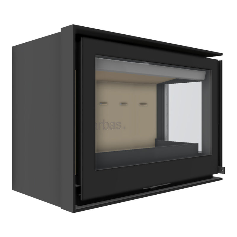 Barbas Unilux 6 265 Right Corner Wood Burner