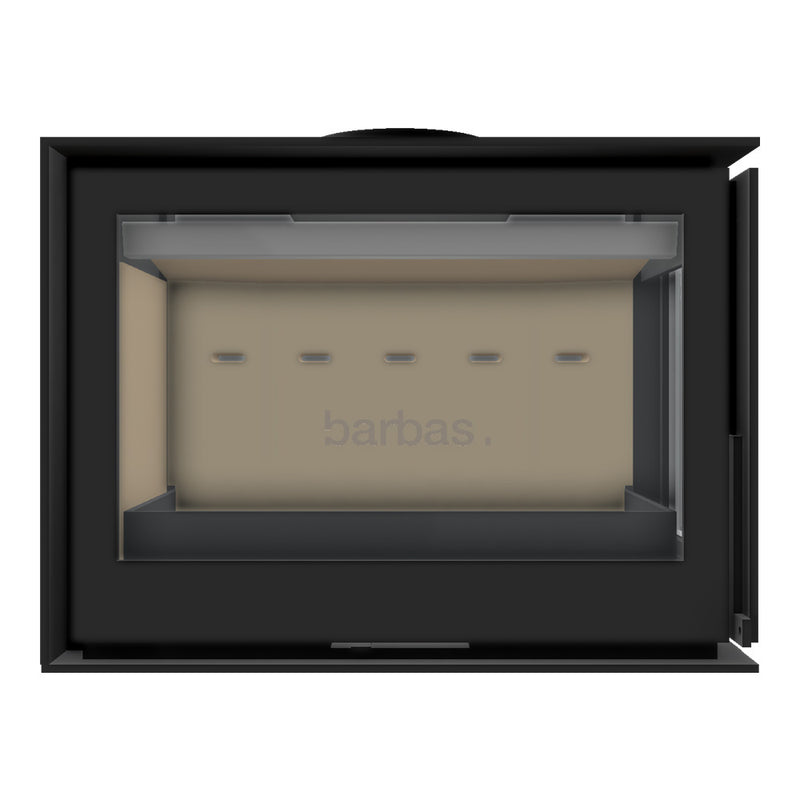 Barbas Unilux 6 265 Right Corner Wood Burner