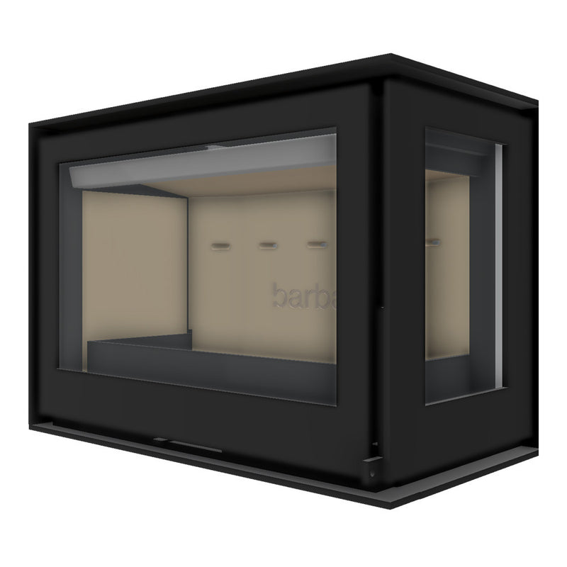 Barbas Unilux 6 265 Right Corner Wood Burner