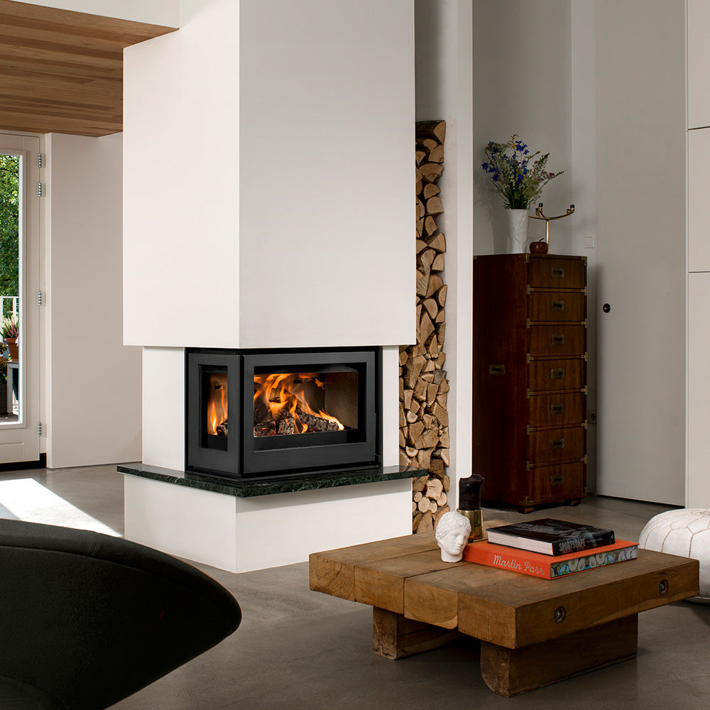 Barbas Unilux 6 265 Right Corner Wood Burner