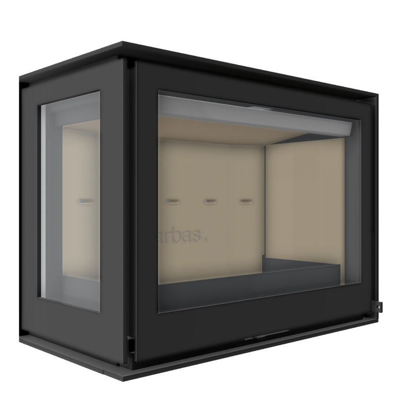 Barbas Unilux 6 270 Left Corner Wood Burner
