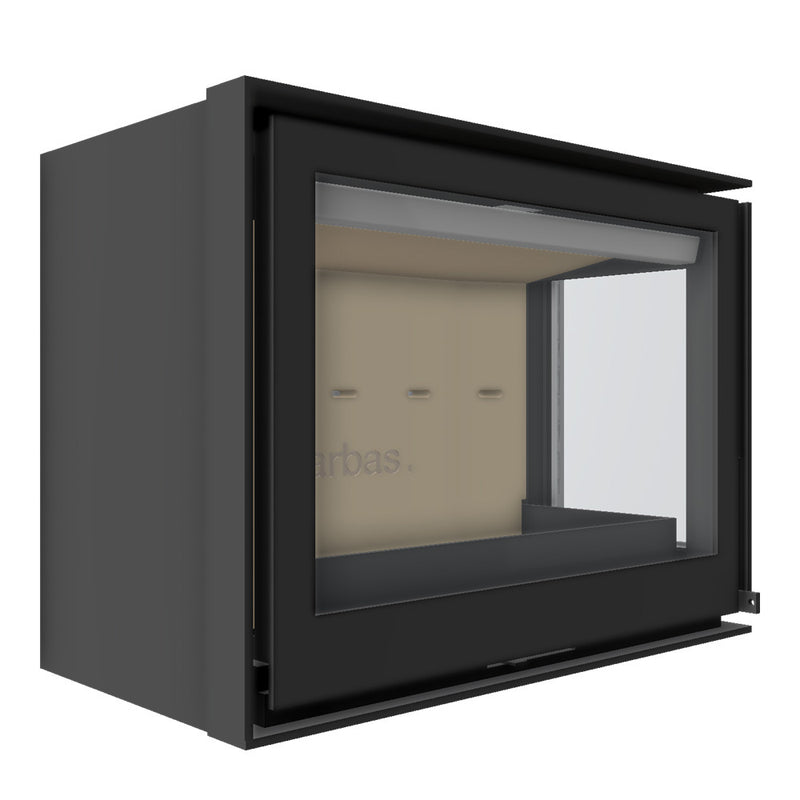 Barbas Unilux 6 270 Right Corner Wood Burner