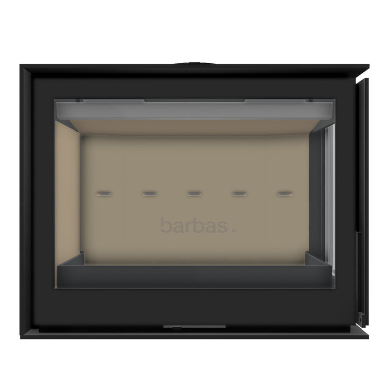 Barbas Unilux 6 270 Right Corner Wood Burner