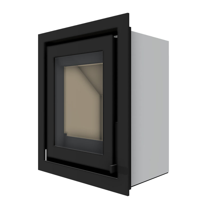 Barbas Unilux-7 40 Inset Wood Burner with Built in Frame