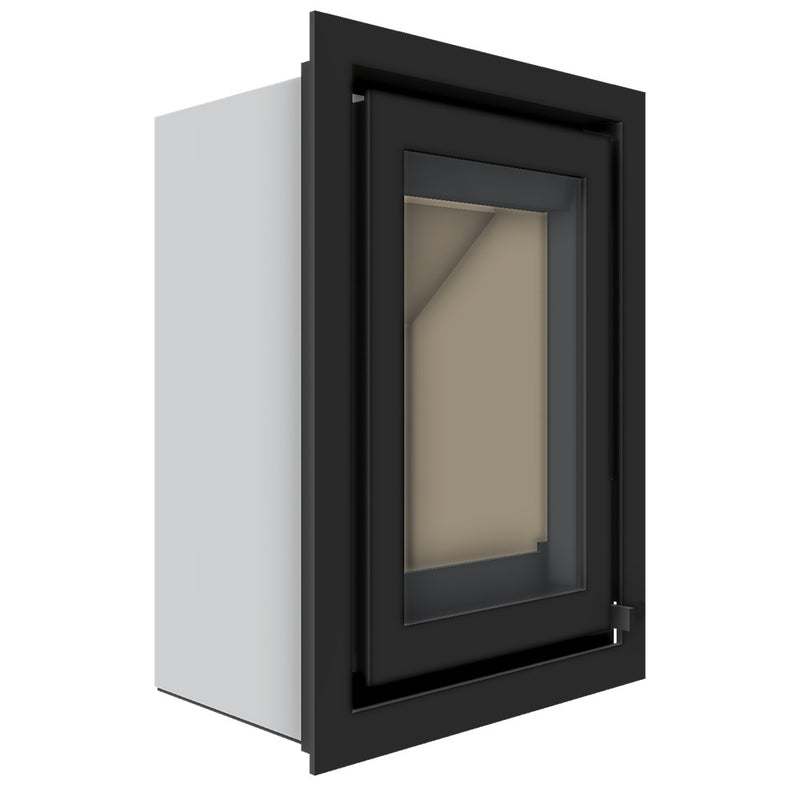 Barbas Unilux-7 45 Inset Wood Burner with Built in Frame