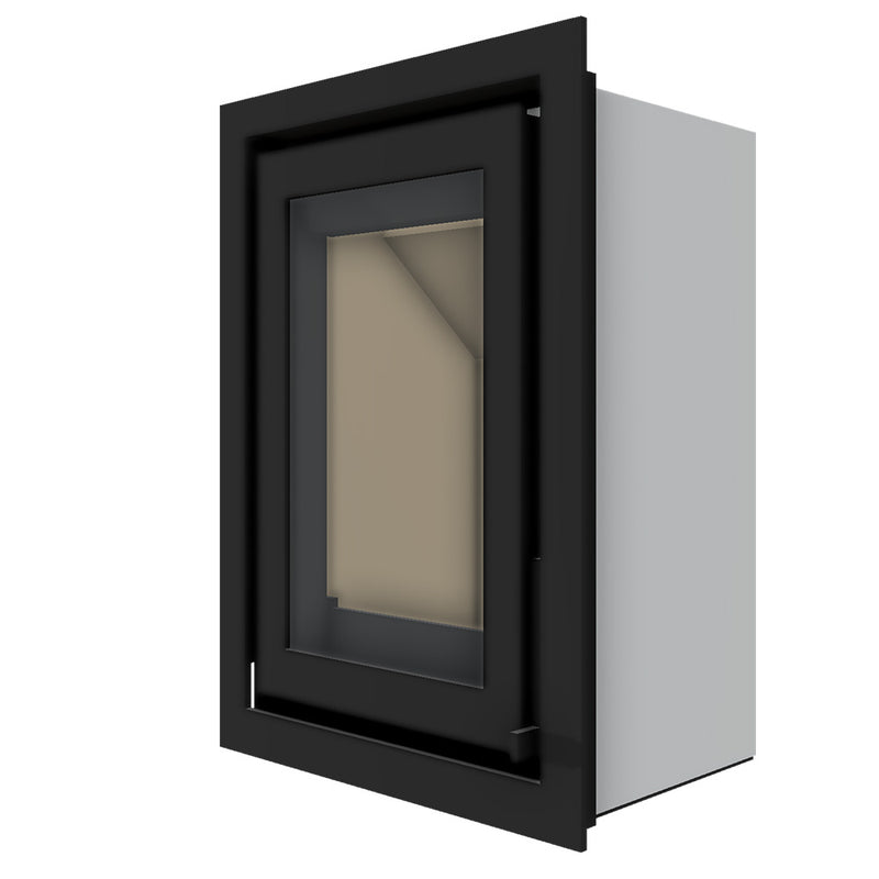 Barbas Unilux-7 45 Inset Wood Burner with Built in Frame