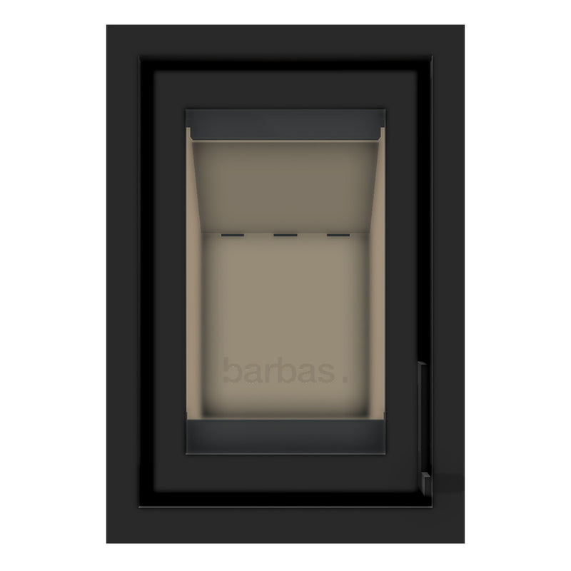 Barbas Unilux-7 45 Inset Wood Burner with Built in Frame
