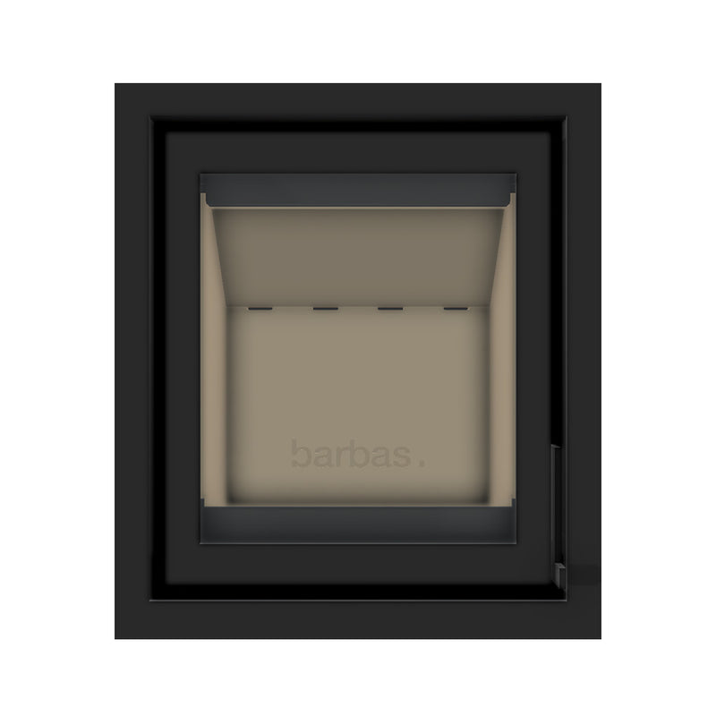 Barbas Unilux-7 55 Inset Wood Burner with Built in Frame