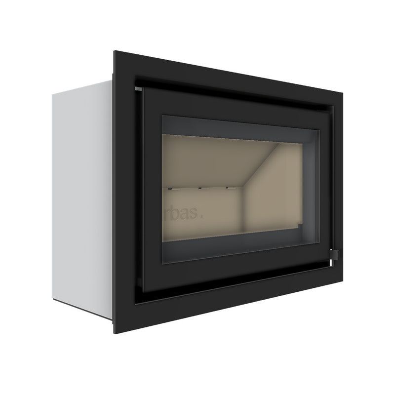 Barbas Unilux-7 65 Inset Wood Burner with Built in Frame