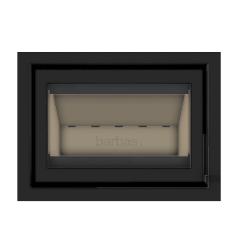 Barbas Unilux-7 65 Inset Wood Burner with Built in Frame