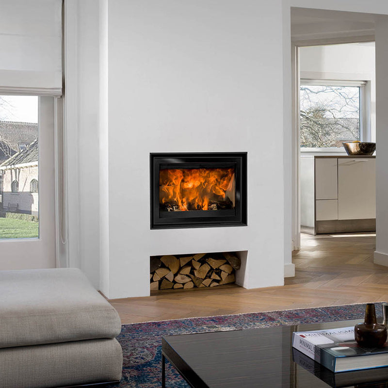 Barbas Unilux-7 70 Inset Wood Burner with Built in Frame
