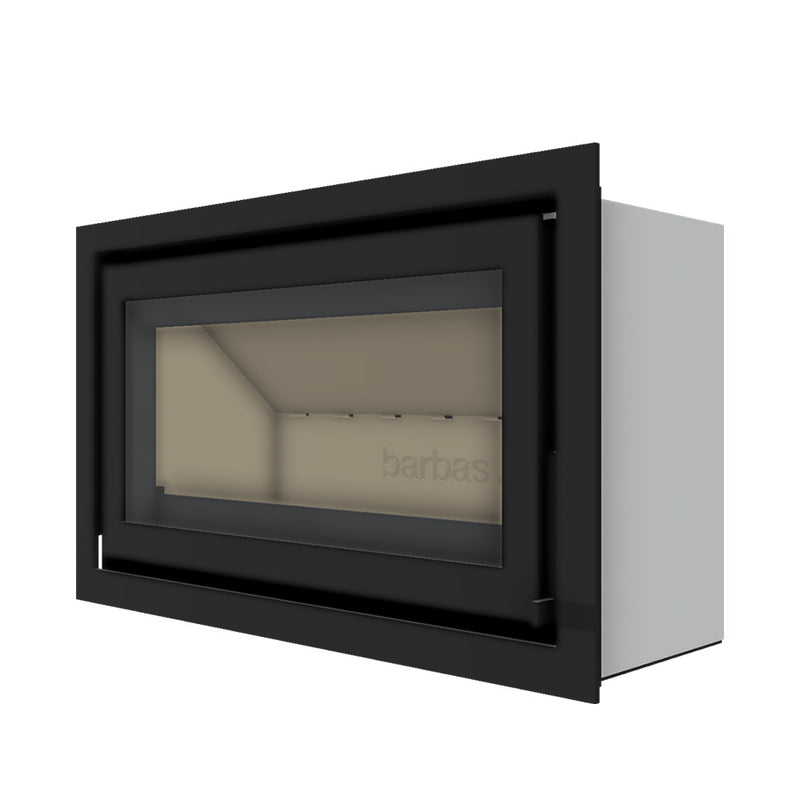 Barbas Unilux-7 75 Inset Wood Burner with Built in Frame