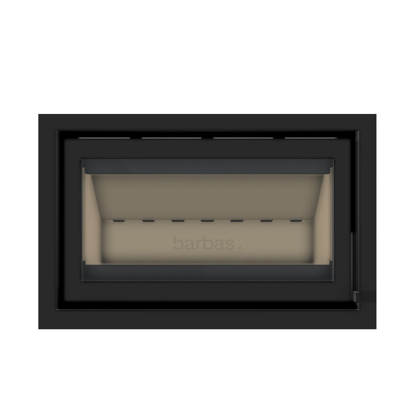 Barbas Unilux-7 75 Inset Wood Burner with Built in Frame