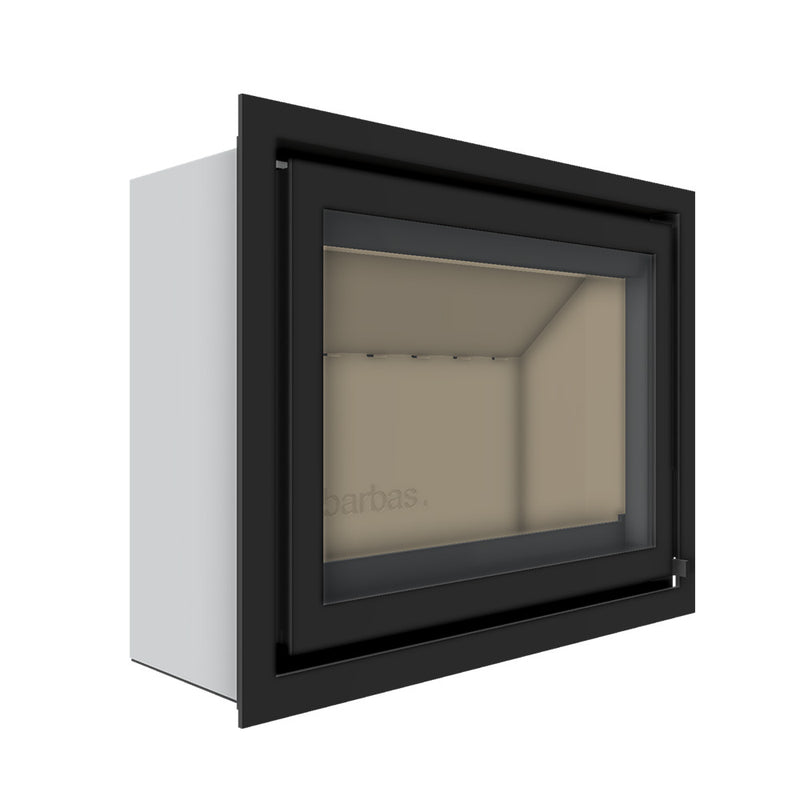 Barbas Unilux-7 80 Inset Wood Burner with Built in Frame