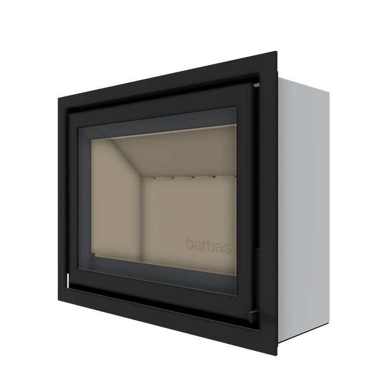 Barbas Unilux-7 80 Inset Wood Burner with Built in Frame