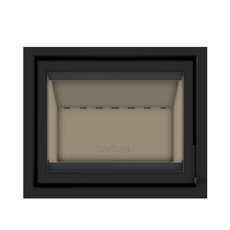 Barbas Unilux-7 80 Inset Wood Burner with Built in Frame