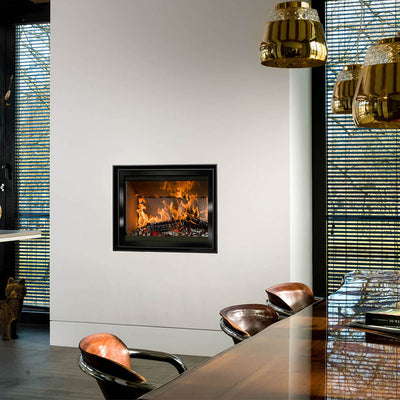 Barbas Unilux-7 80 Inset Wood Burner with Built in Frame