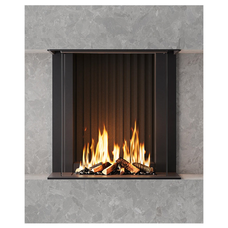 Barbas Gas Fire Smart Panorama 45-45 Built In Three Sided Gas Fire