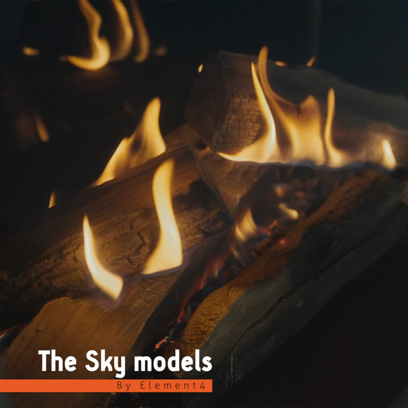 Element 4 Sky Small Front Facing Bioethanol Fireplace