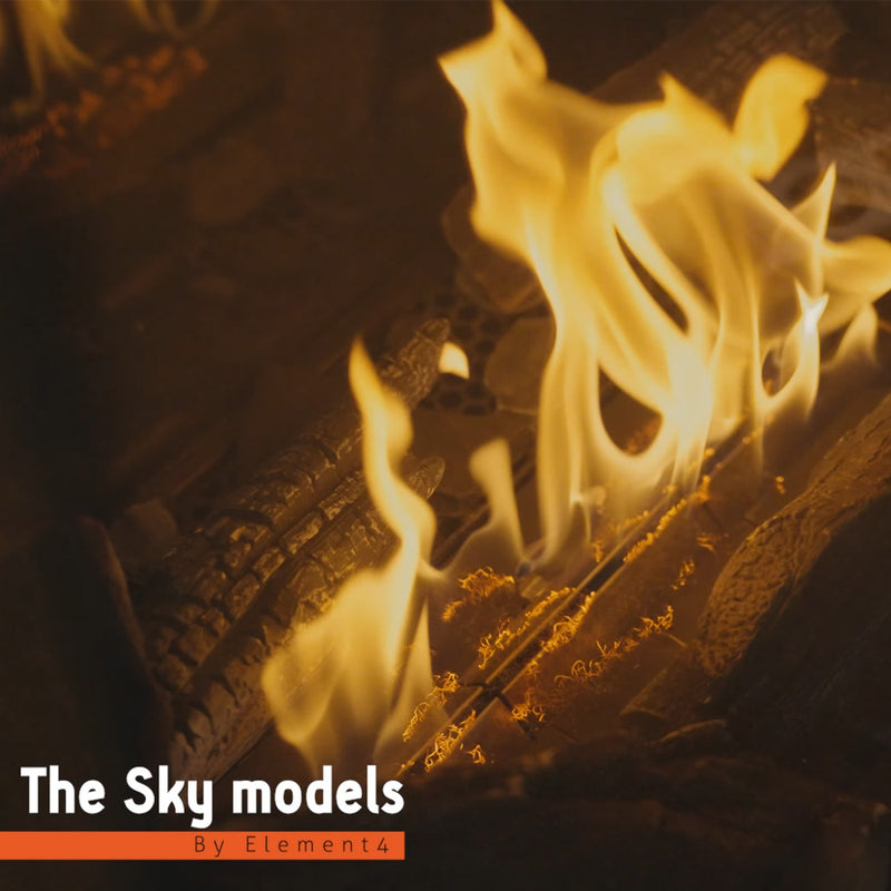 Element 4 Sky Small Front Facing Bioethanol Fireplace