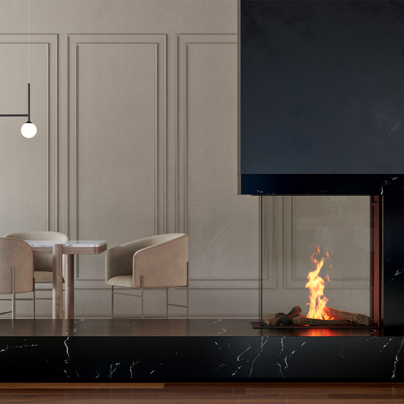 Element 4 Sky Small Room Divider Bioethanol Fireplace