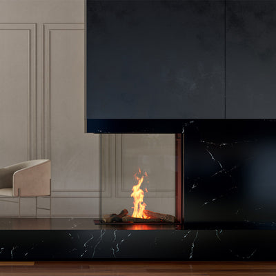 Element 4 Sky Small Room Divider Bioethanol Fireplace