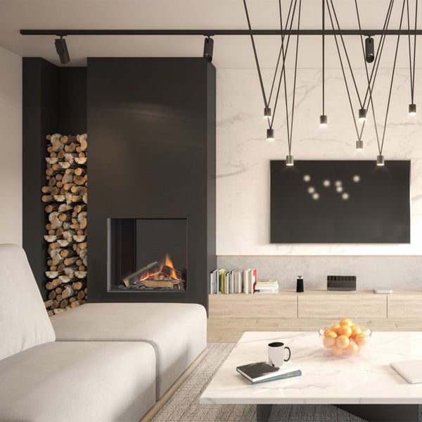 Element 4 Sky Square Front Facing Bioethanol Fireplace