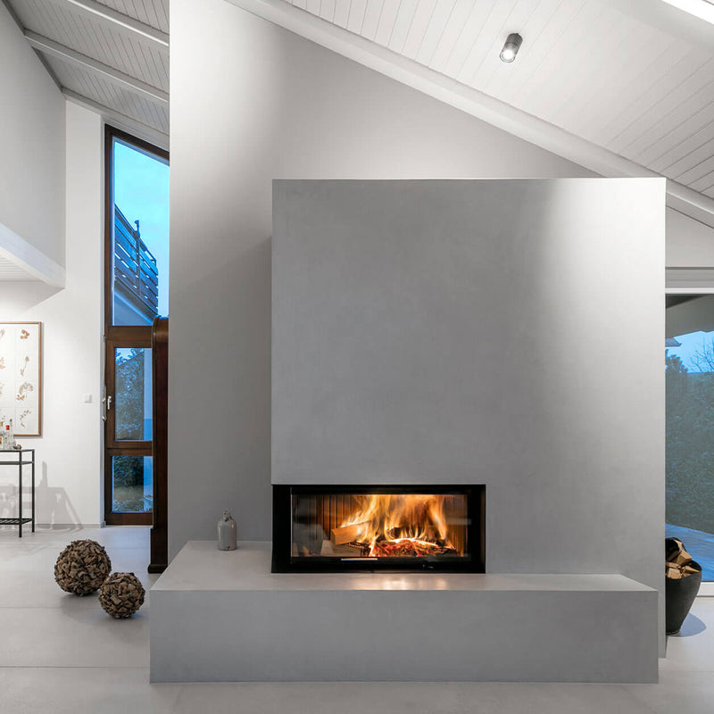 Hoxter ECKA 90/40/40h Built-In Corner Wood Fire