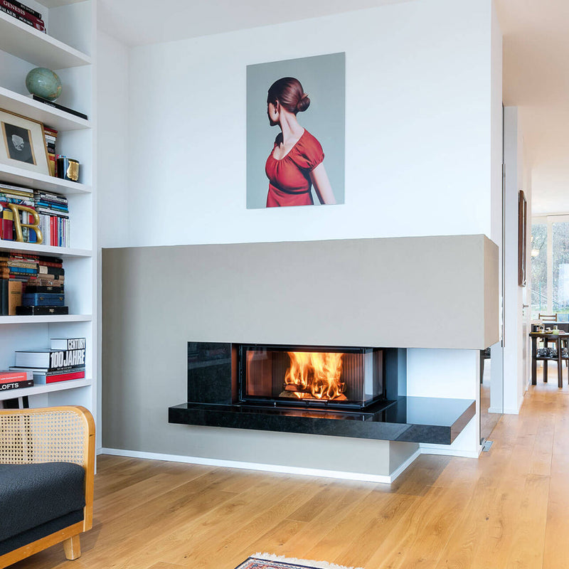 Hoxter ECKA 90/40/40h Built-In Corner Wood Fire