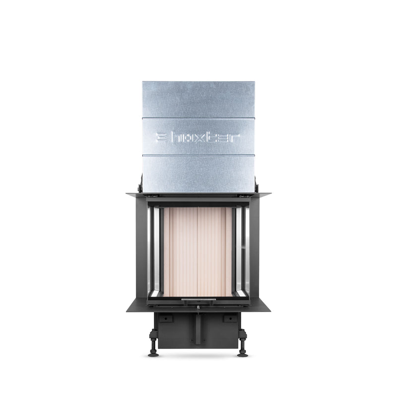 Hoxter UKA 37/55/37/57h Built-In Three Sided Wood Fire