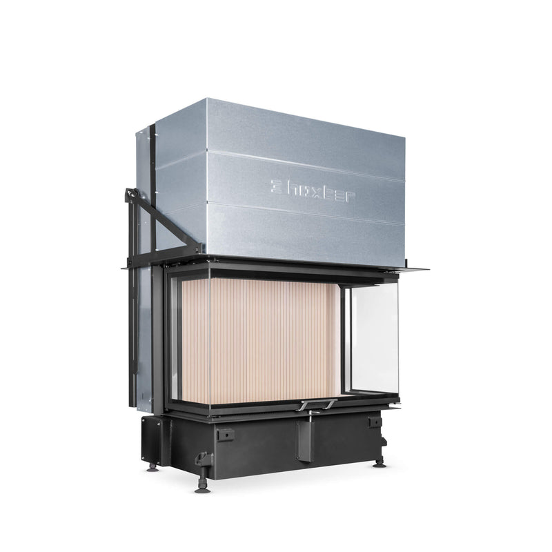 Hoxter UKA 37/95/37/57h Built-In Three Sided Wood Fire