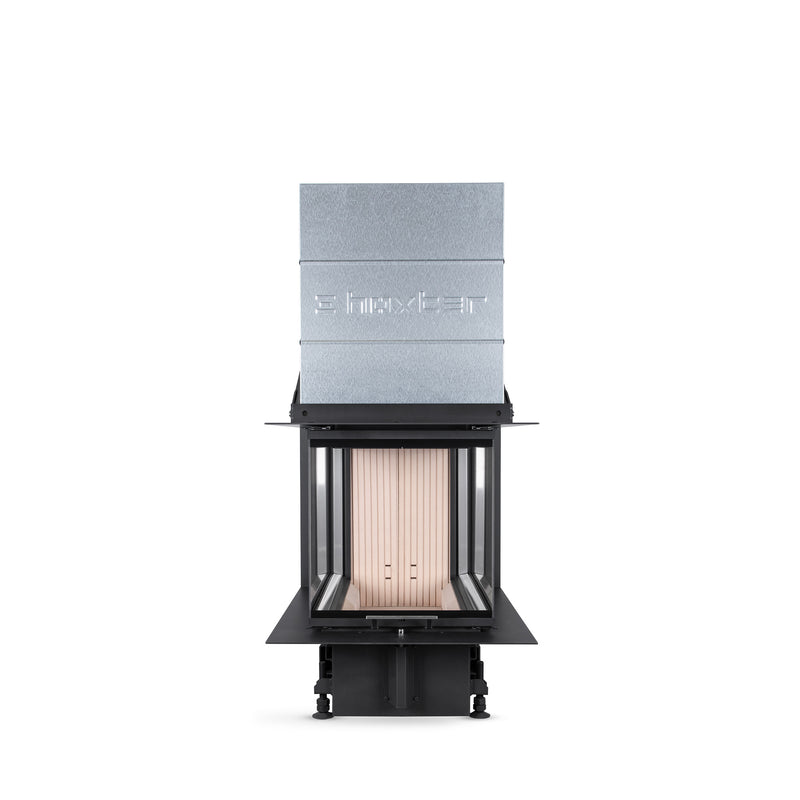 Hoxter UKA 69/48/69/51h Built-In Three Sided Wood Fire